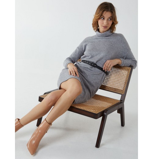 Knitted Belt Dress