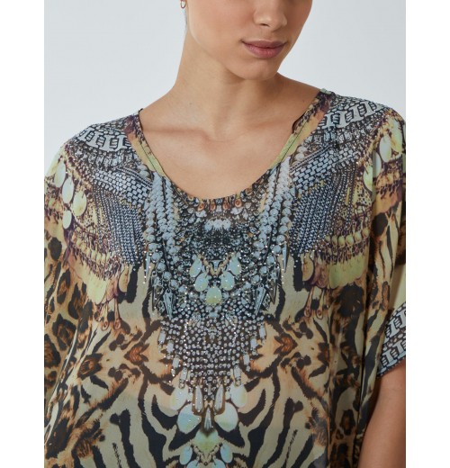 Animal Print Kaftan