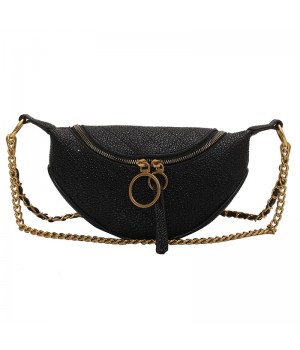 Cream Leather Fanny Pack