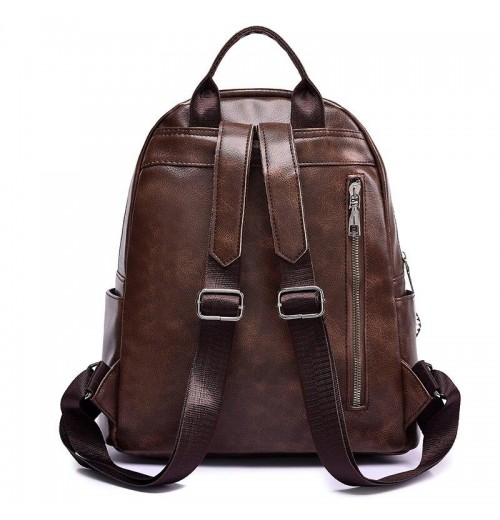 Leather Concealed Carry Backpack Purse