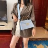 Teal Faux Leather Purse