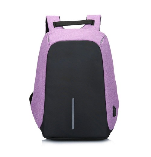 Anti Theft Waterproof Backpack With USB Charging Port