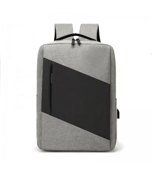 Water Resistant Backpack With USB Charging Port