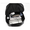 Leather Backpack With USB Charger