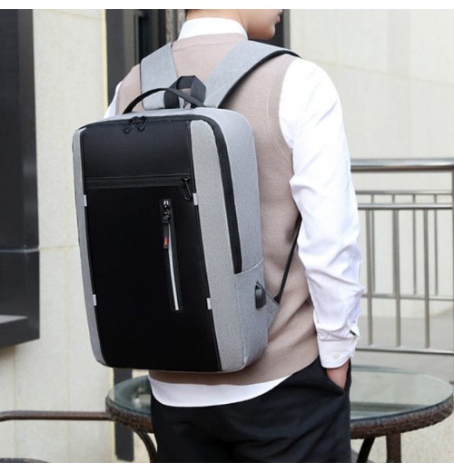 Mens Backpack With USB Charger